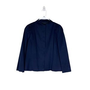 Philippe Adec Paris Navy Blue Full Zip Jacket Size 10